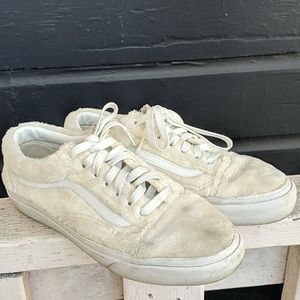 Vans Old Skool Sherpa Turtledove Shoes, size 8.5
